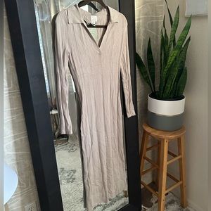 NWT - HM Knit Ribbed Dress (Size: M)